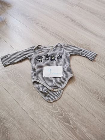 Body rayé DPAM 9 mois