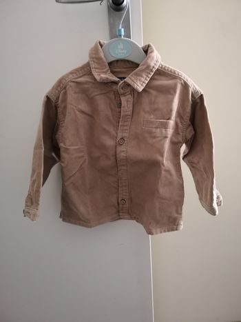 Chemise en velours côtelé (Beige) 12 mois (80 cm) Kiabi