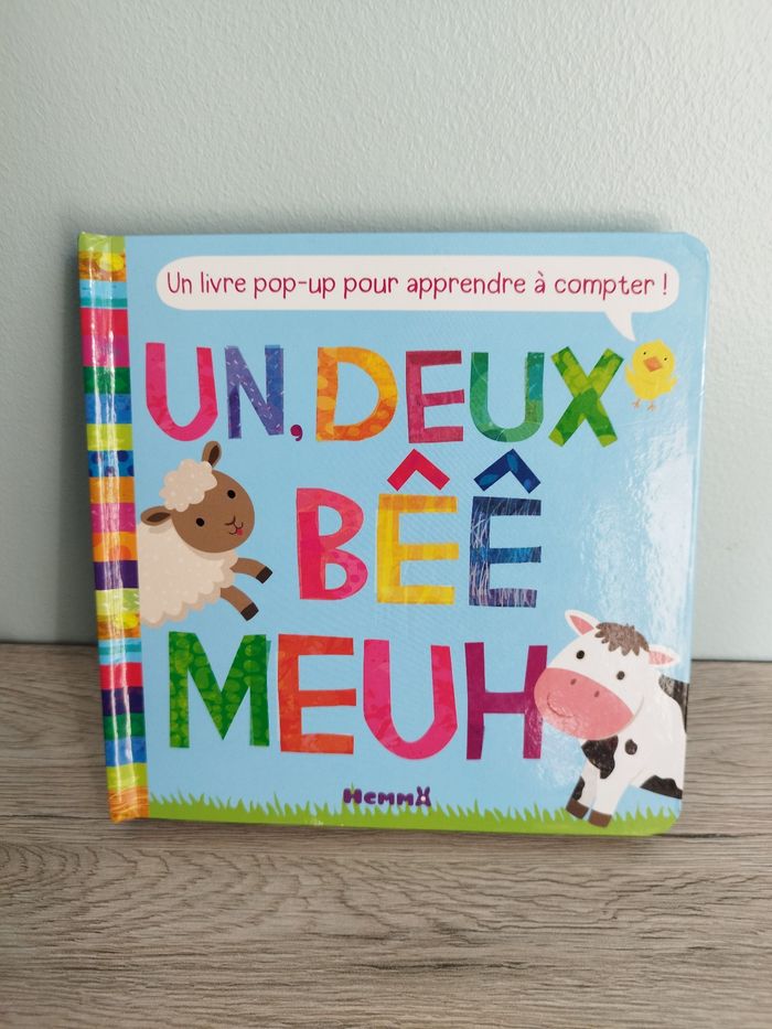 Livre pop-up un deux bêê meuh