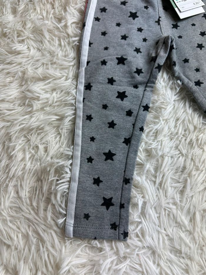Legging gris et étoile Boboli taille 18 mois - photo numéro 2