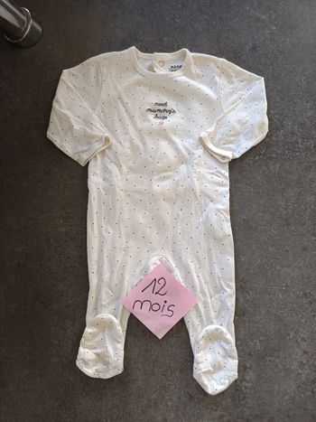 Pyjama "need mummy's hugs" 12 mois