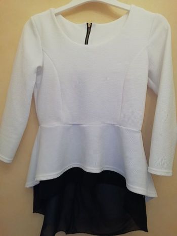 Tunique top peplum taille 38