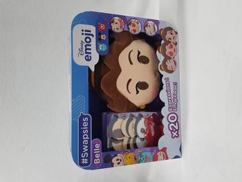 Coussin peluche emoji disney princesse belle 20 expressions
