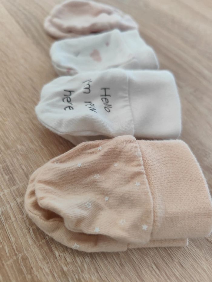 Lot de gants bébé naissance - photo numéro 2