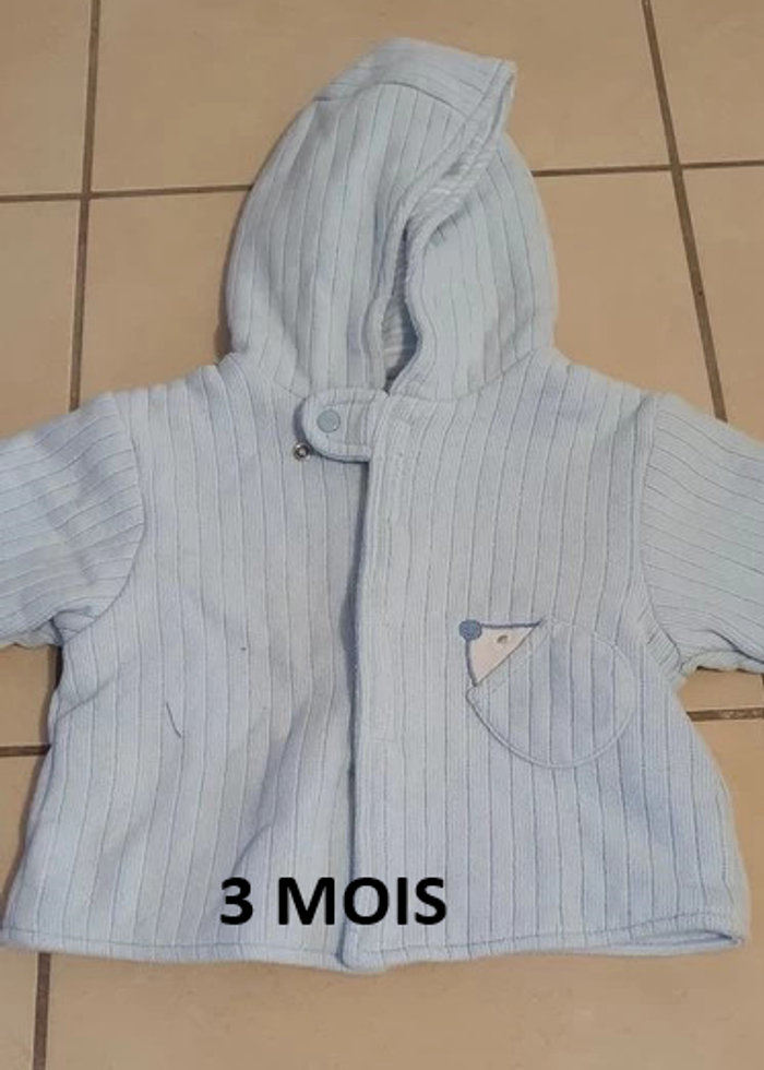 Gilet garçon 3 mois