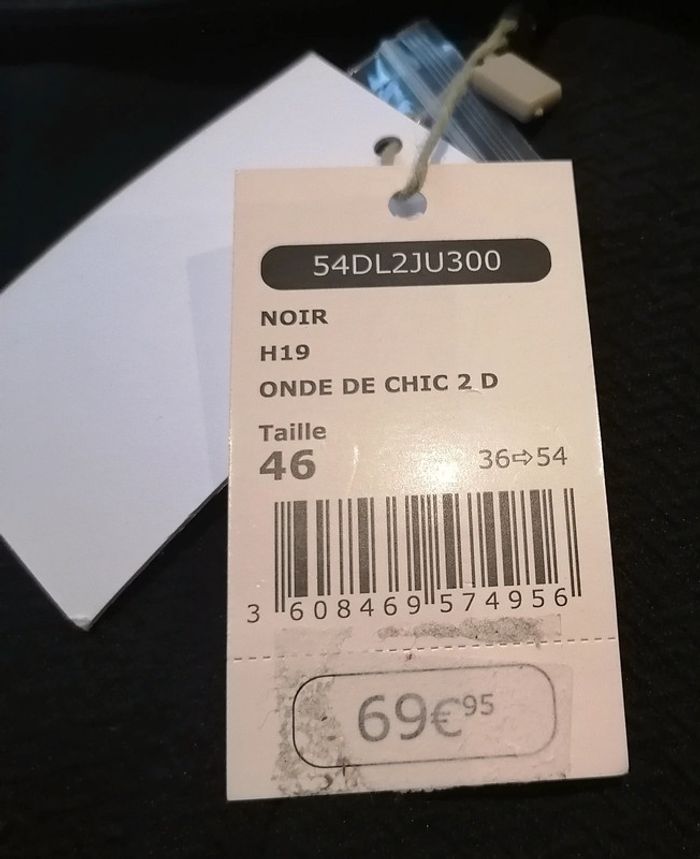 Jupe automne hiver noir argenté Taille 46 Diane Laury - photo numéro 10