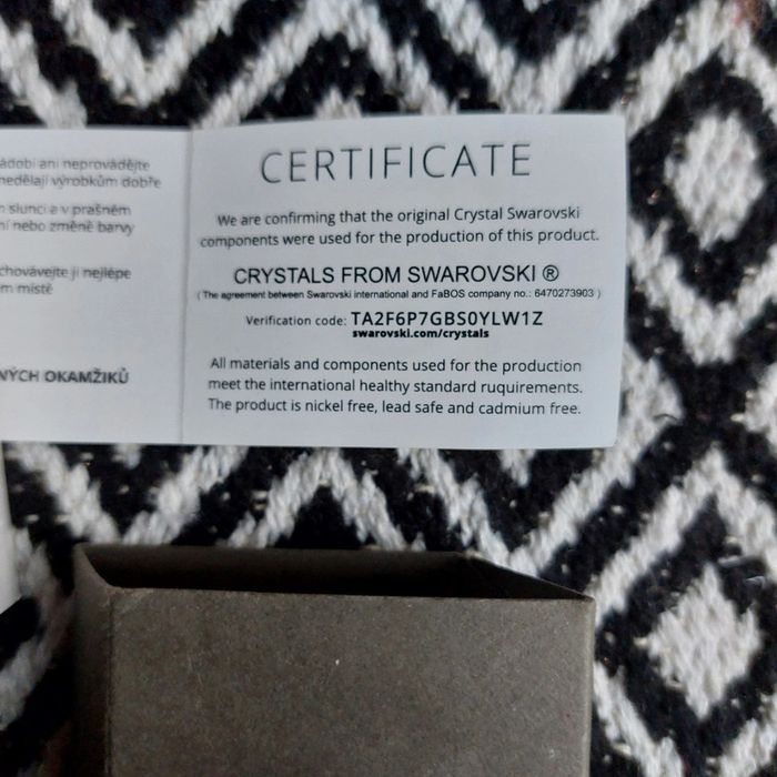 Magnifiques boucles d'oreilles neuves Fabos x Swarovski - photo numéro 4