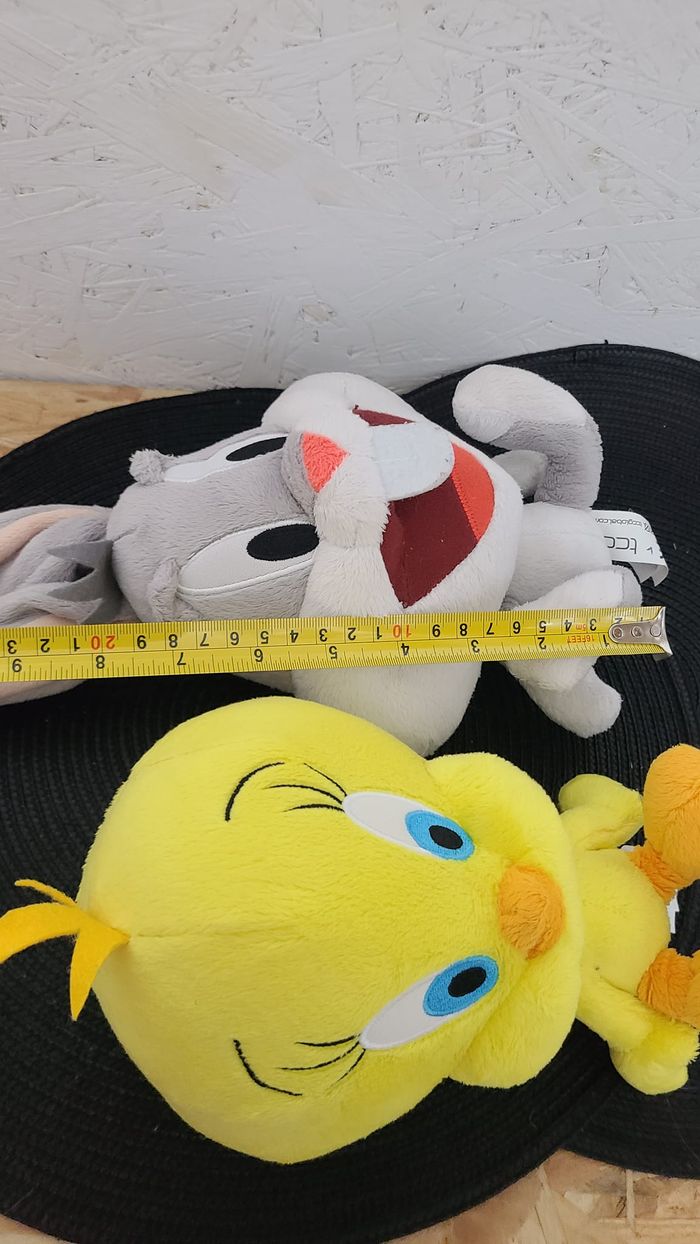 Doudou Peluche TCC Looney Tunes Warner Bros BUGS BUNNY LAPIN GROSSE TETE Peluche titi baby looney tu - photo numéro 4