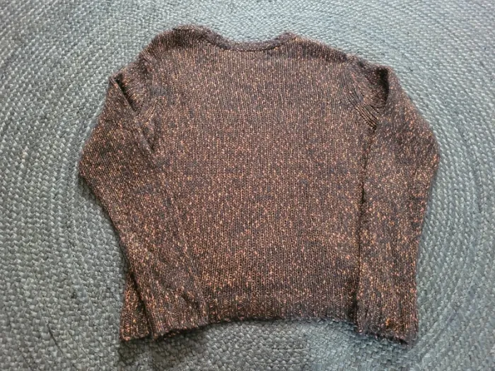 Pull à maille Harris Wilson - Fil doré - Taille M - photo numéro 7