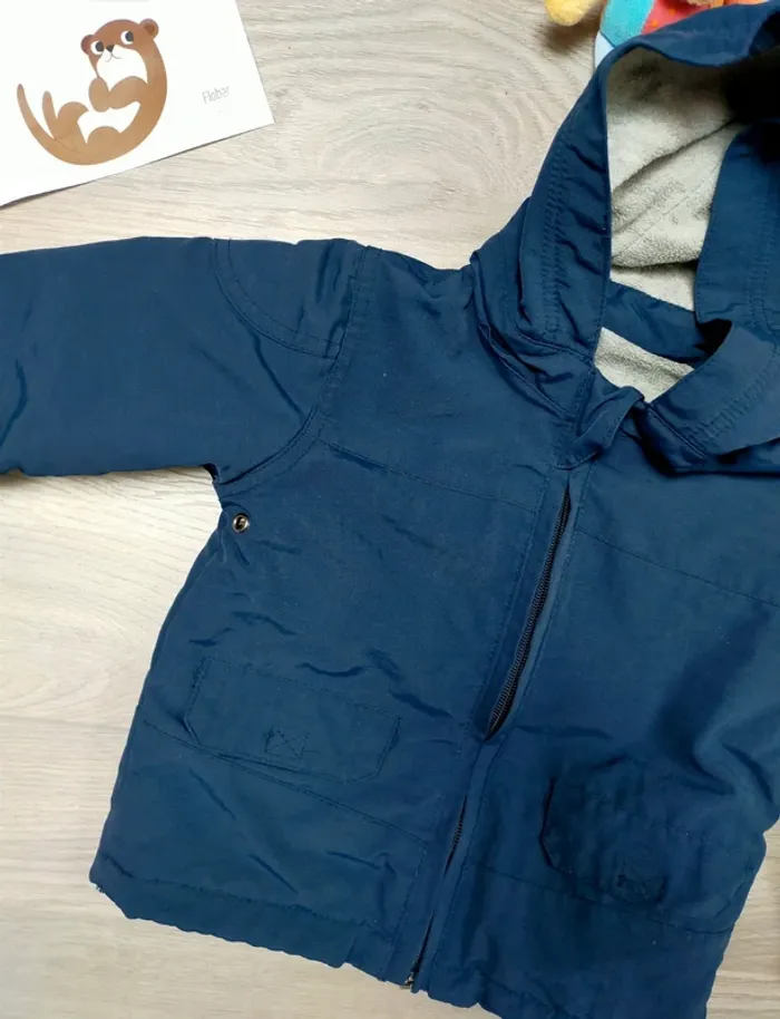 Manteau mi saison marine 24 mois Bout'chou - photo numéro 2