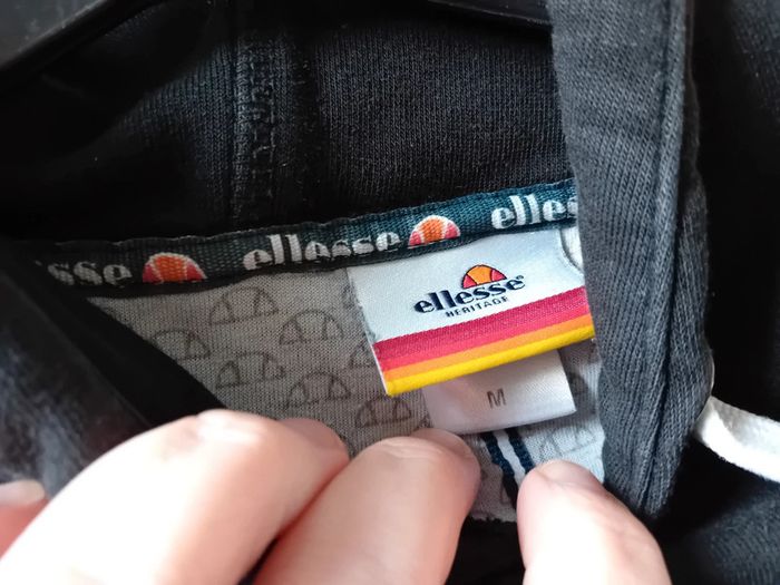 Sweat à capuche Ellesse Noir Taille M - photo numéro 4
