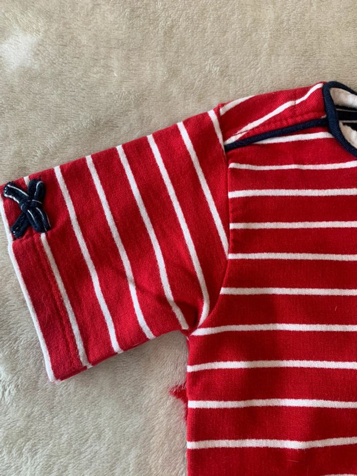 Robe Terre de Marins Marinière Rouge et Blanche 3A - photo numéro 2