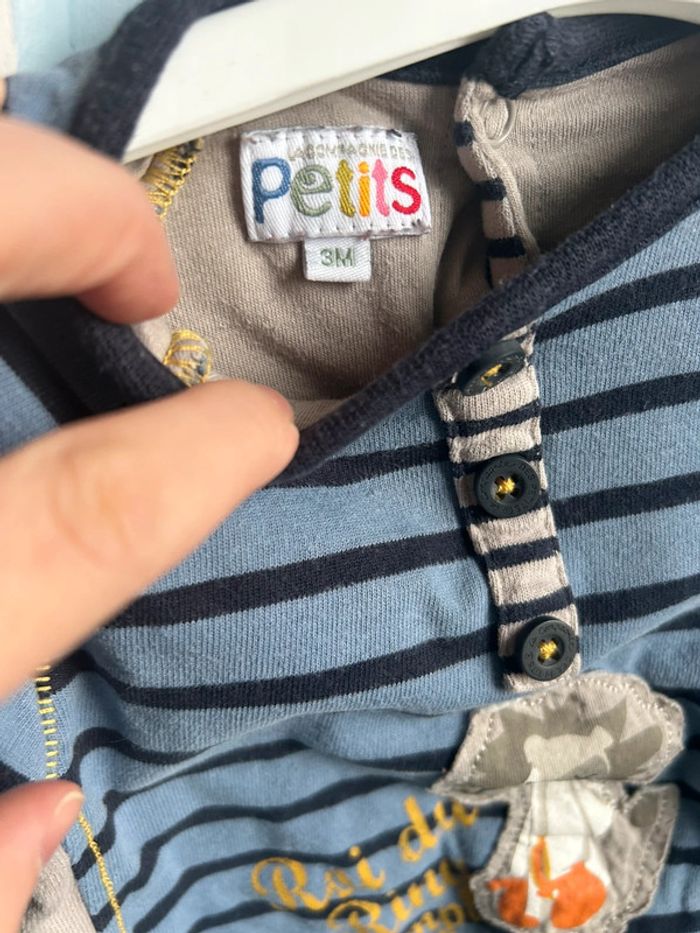 Combinaison /pyjama 1 pièce , sans pied , 3 mois - photo numéro 3