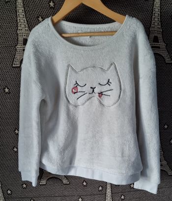 Pull de pyjama doux et chaud 10ans