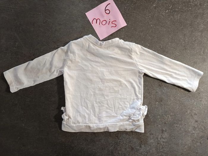 T-shirt papillon 6 mois - photo numéro 3