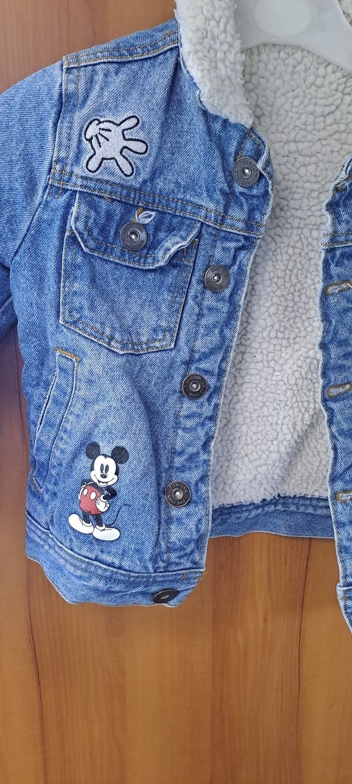 Veste en jean mickey - photo numéro 3