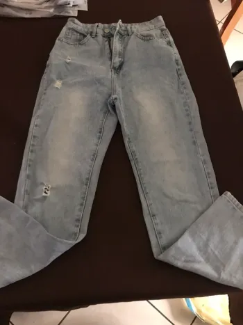 2 jeans fille xs