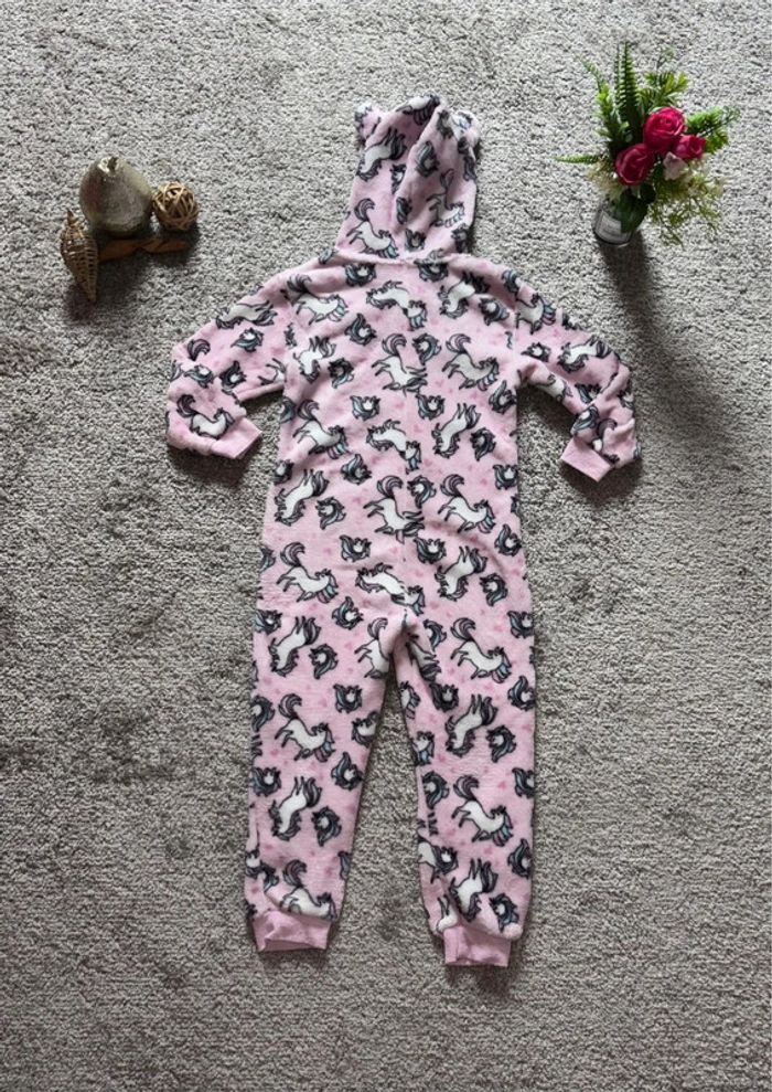 🌺Combinaison pyjama rose au motif licorne Taille 5-6ans/110-116cm🌺 - photo numéro 8