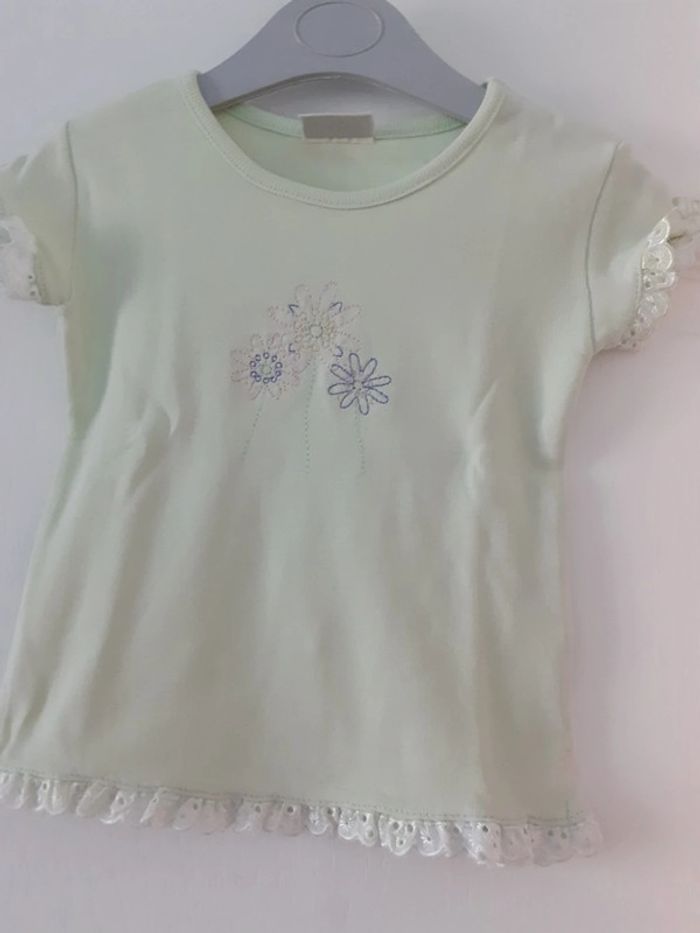 Tee-shirt sans manche fille 2 ans