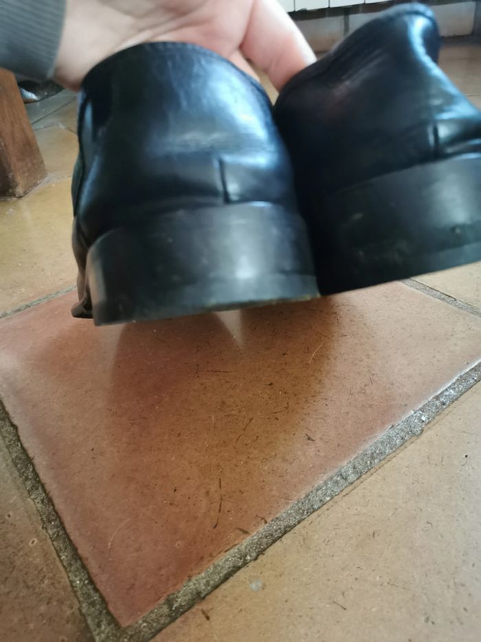 Chaussures mocassins tressés noirs pour homme Ted Lapidus - photo numéro 2