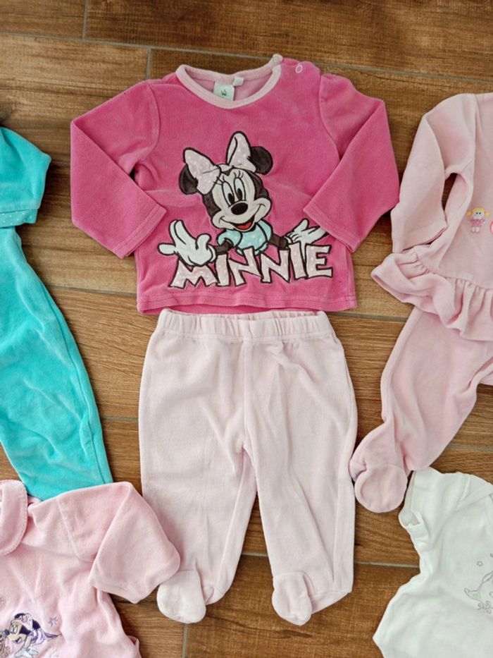 Lot 6 pyjamas fille 9/12 mois. - photo numéro 11