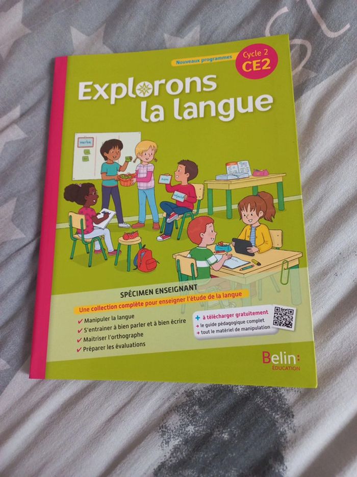 Manuel de français Explorons la langue ce2 neuf