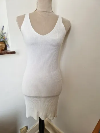 Robe stella bianca laine blanc taille s/m