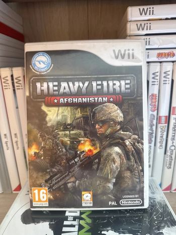 Heavy fire afghanistan jeu Wii guerre