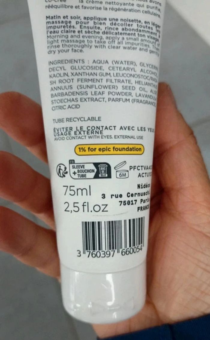 Nettoyant visage - photo numéro 4
