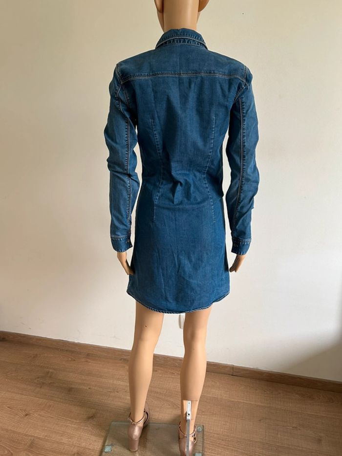 Robe bleue en jean à manches longues Only taille S jamais portée - photo numéro 9