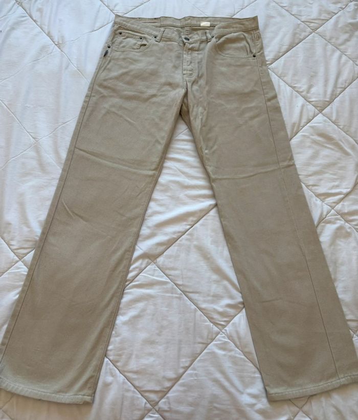 Jean beige homme Blue Mountain – coupe droite taille 2XL/50 relaxed fit droit vintage 2000s y2k - photo numéro 4