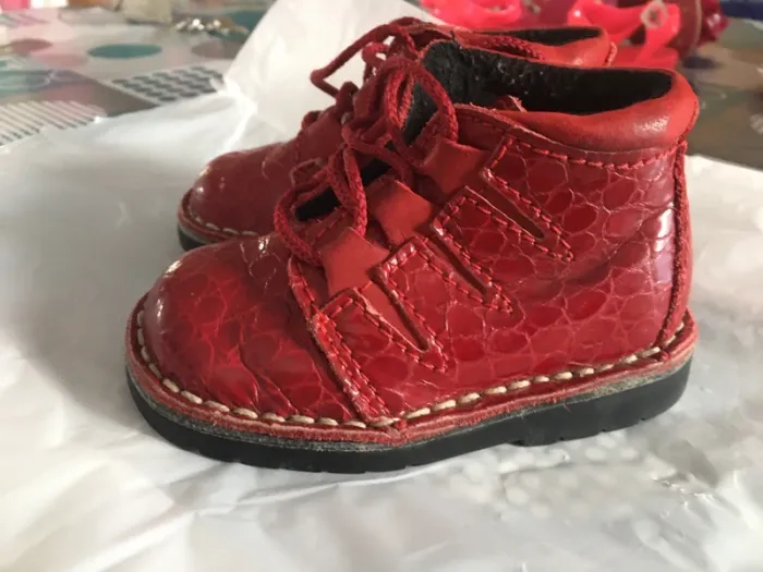 Chaussures bordeaux/rouge - photo numéro 2