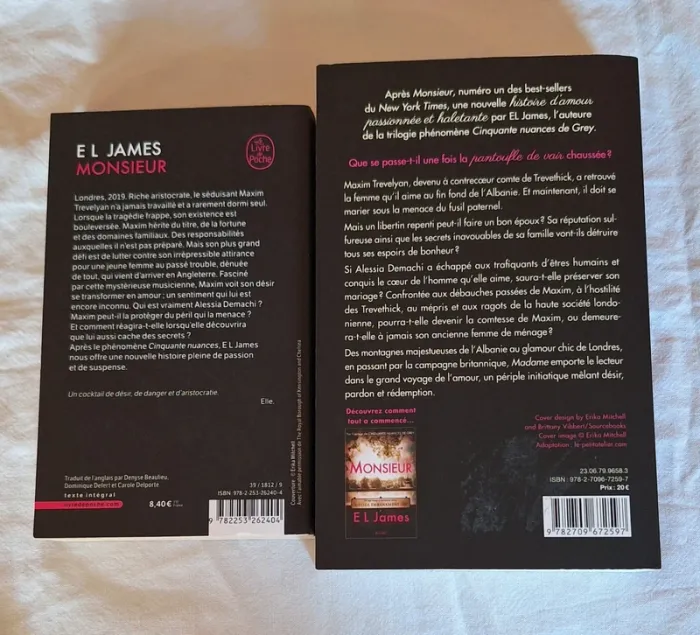 Lot livres Monsieur & Madame E.L. James - photo numéro 2