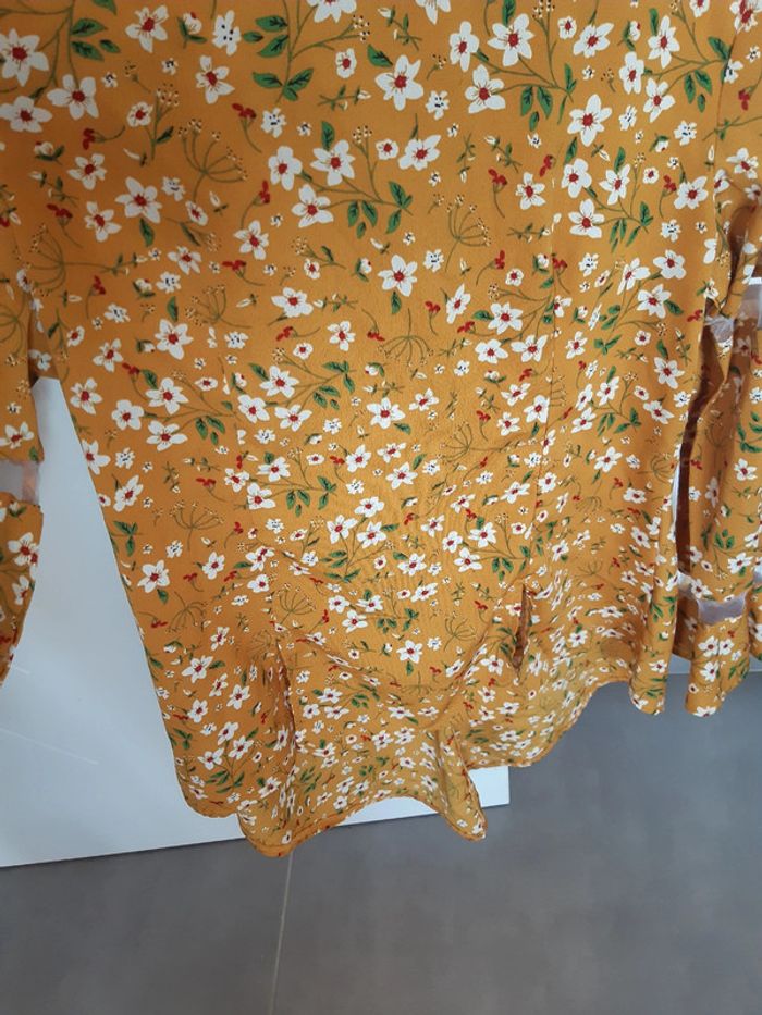 Blouse asymétrique fleurie - photo numéro 4