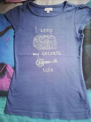 T shirt mc 5/6 ans fille