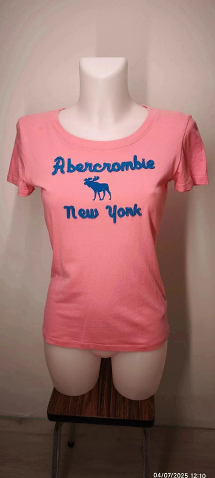 T-shirt Abercrombie & Ftich Femme M Rose