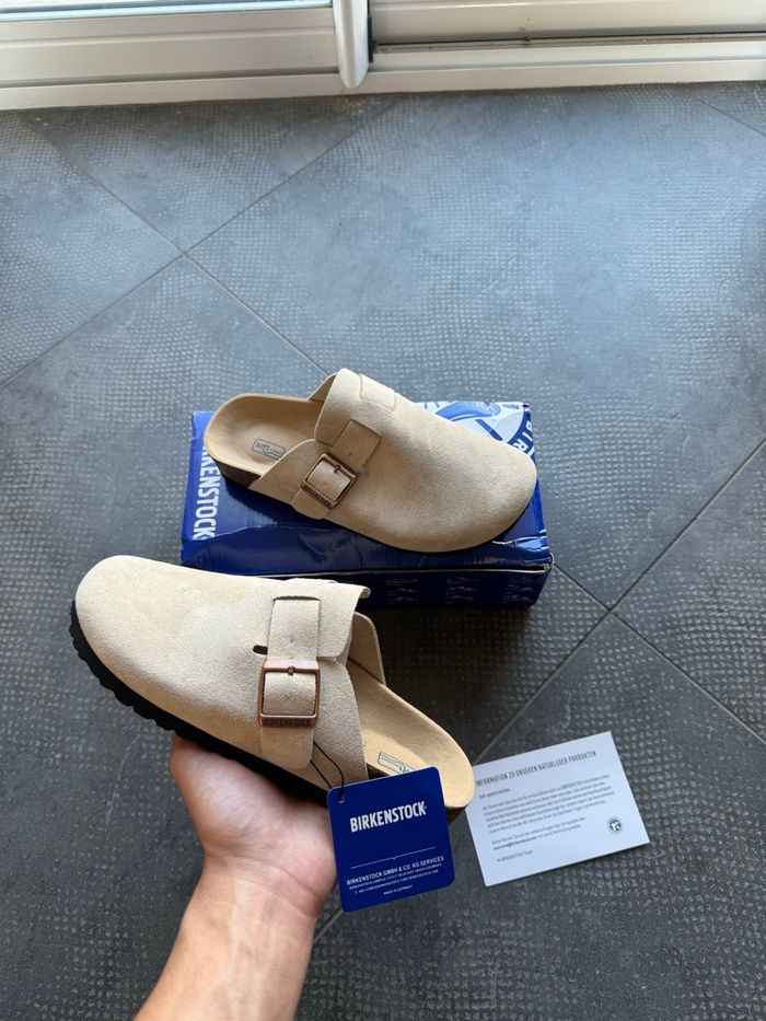 Birkenstock boston beige sable - photo numéro 7