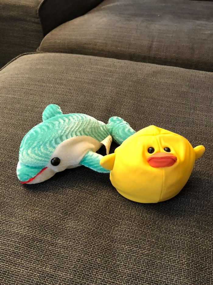 Lot de deux peluches