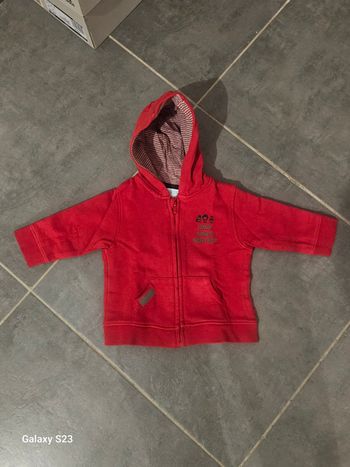 Veste à capuche zippée