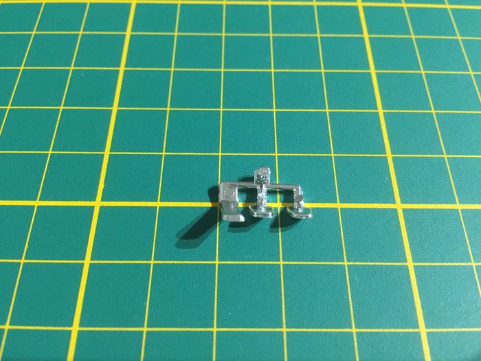 Pédalier pièce détachée miniature Bburago burago Porsche 996 Turbo 1/18 1/18e 1/18eme #A68 - photo numéro 2