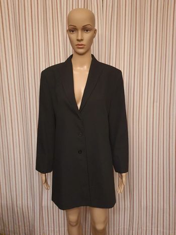 Jolie Pardessus noir Miēl taille 42 made Canada