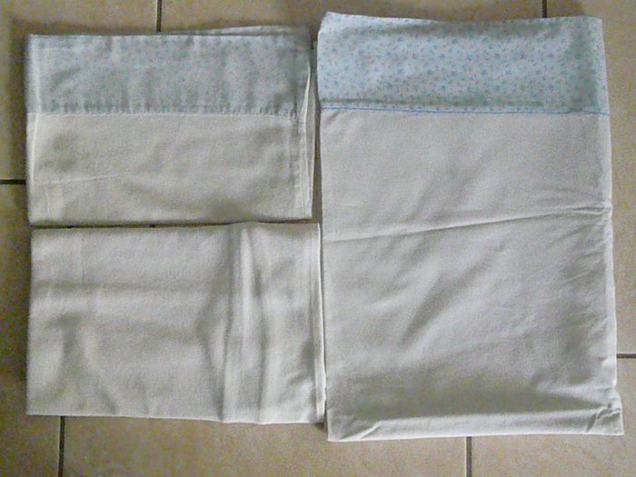 Parure drap pour lit 60cm x 120cm