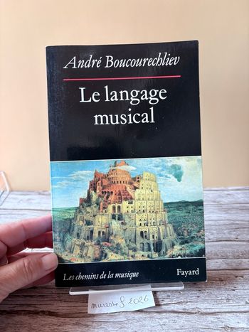 Livre le langage musical André boucourechliev