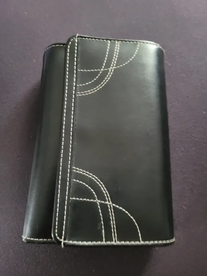 Portefeuille porte monnaie porte clés noir - photo numéro 8