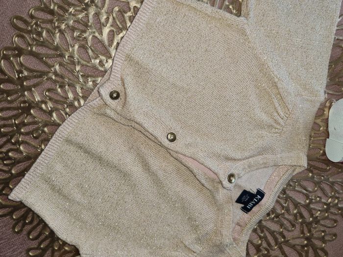 Gilet court doré sergent major 12 mois - photo numéro 2