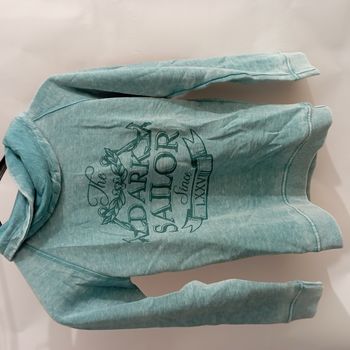 pull turquoise 12 ans