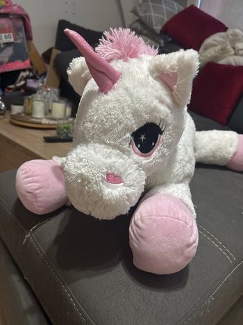 Grande peluche licorne