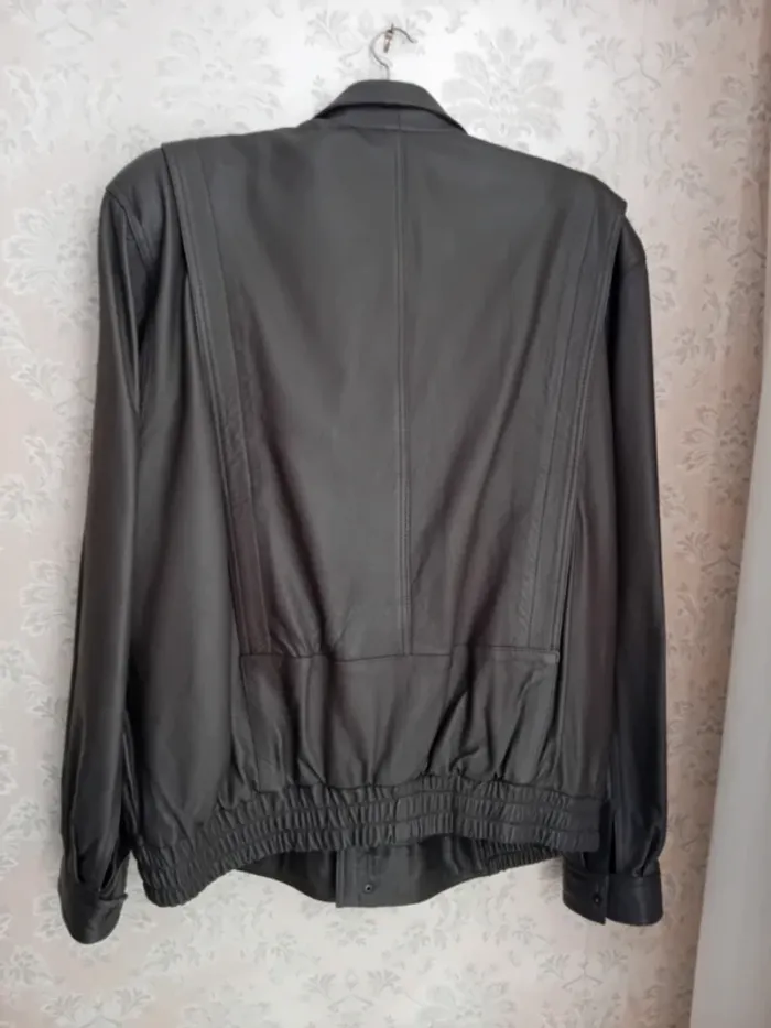 Blouson cuir vintage - photo numéro 2