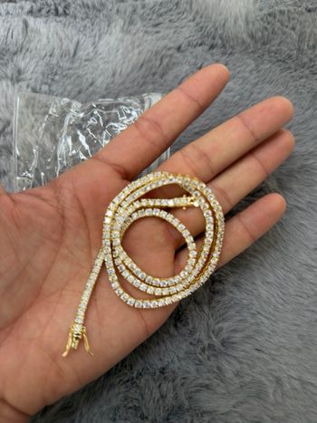 Collier dimante tennis chain