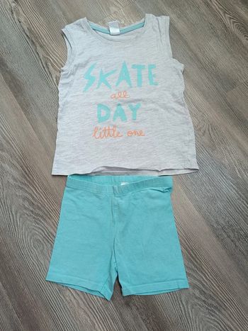 Pyjama short tex 36 mois